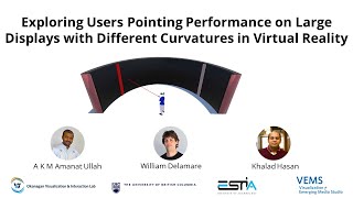 ISMAR 2023 Full presentation: Pointing Performance on Large Displays with Different Curvatures in VR