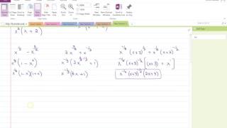 Precalc Hon Factoring