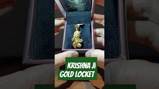 Krishna ji Gold Locket 18 kt 3.86 gms #goldjewellery #krishna #krishnastatus