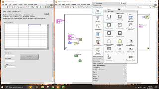 Using Table in LabVIEW Part 2