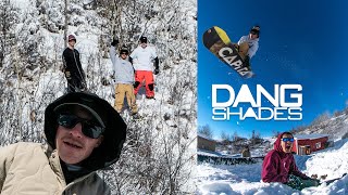 Dang Shades presents The Mellowstone Club // Front yard snowboard park.