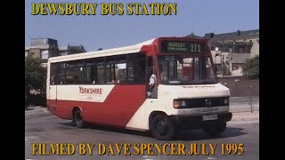 DS0195 DEWSBURY BUS STATION JULY 1995 FILMED BY DAVE SPENCER