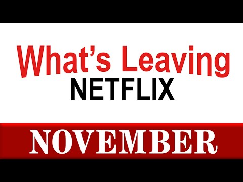 What is leaving Netflix November 2020?