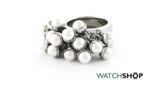 Swatch Bijoux Ladies' Stainless Steel Ring Size L Love Explosion Pearl (JRW014-6)