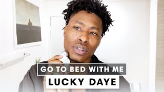 Lucky Daye's Nighttime Skincare Routine For Dry Skin | Go To Bed With Me | Harper's BAZAAR