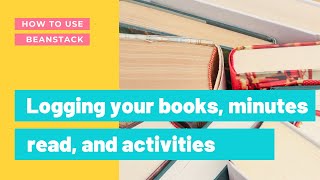 Logging Reading and Activities on Beanstack