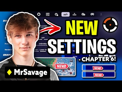 MrSavage NEW Settings Fortnite Chapter 6! (Updated 2025)