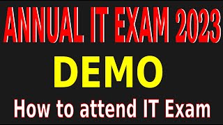 ANNUAL IT PRACTICAL EXAM || Video Demo