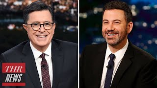 Jimmy Kimmel and Stephen Colbert React to R. Kelly's Explosive Interview With Gayle King | THR News