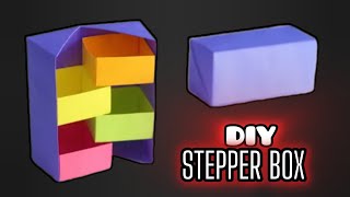 DIY Secret Stepper Box | Origami Paper craft | Gifts Ideas | Craft with Hussain