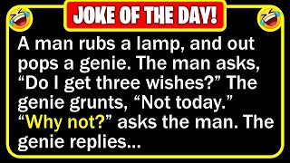 🤣 BEST JOKE OF THE DAY! - A man was walking along a beach, and stumbled upon an