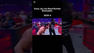 Every Jey Uso Royal Rumble Elimination Edit 🔥 #wwe #jeyuso #shorts #royalrumble