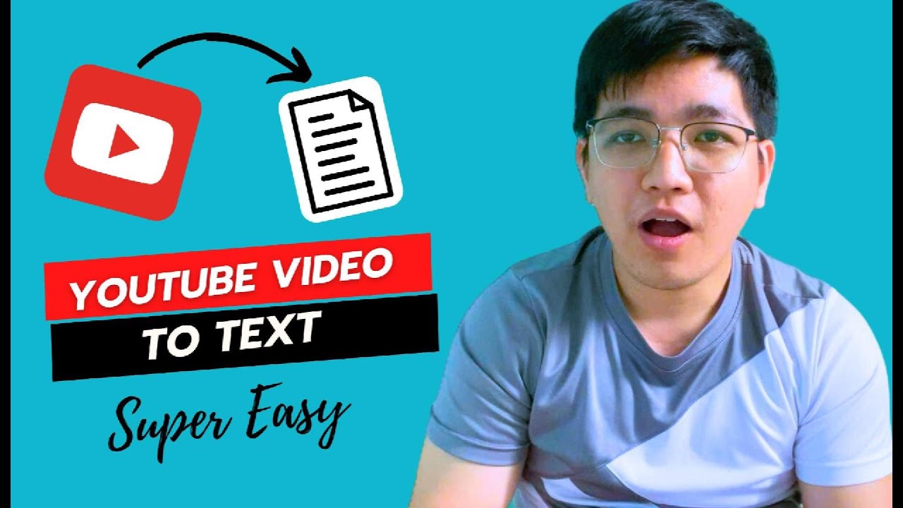 How To Transcript A Youtube Video Video To Text Youtube