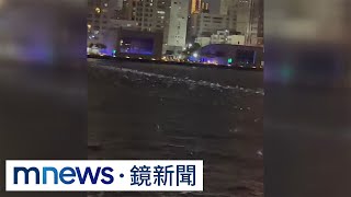 強震全台有感！高雄愛河魚群「飛出水面」　遊客驚呼｜#鏡新聞 ​