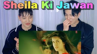 Korean singers' reaction to the hot Indian MV that forced them to shout "Sheila"❣️Sheila Ki Jawani