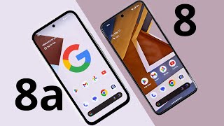 Google Pixel 8a vs Pixel 8 - Performance, Camera, Battery!