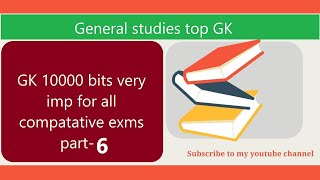 general knowledge in telugu latest gk bits 10000 video part  6 telugu general STUDY material