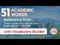 51 Academic Words Ref from 