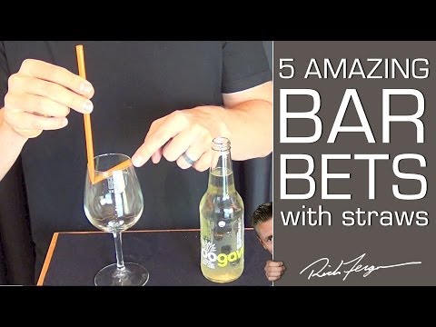 How to Win Free Drinks with 5 EASY Bar Bets & Tricks! How to Win Free Drinks with 5 EASY Bar Bets & Tricks!