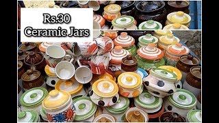 Rs.30 Ceramic Jars & Cups || இனிமேல் இப்படி வாங்கலாம் வாங்க || Low Price Ceramic Jars & Cups