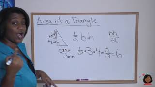 8a. Area of Triangles and Circles (for Algebra 1)