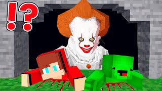 PENNYWISE kidnapped JJ and Mikey in minecraft - Maizen