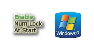 Windows 7: Enable Num Lock By Default