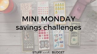 Mini Monday Savings Challenges