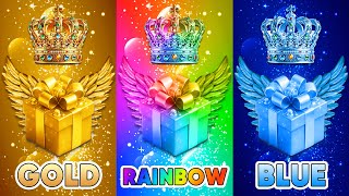 Choose Your Gift...! ⭐️🌈💙 Gold, Rainbow or Blue | How Lucky Are You? 😱 Quiz Shiba