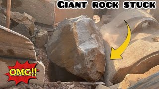 PLAYING with GIANT Rocks.ASMRRock Quarry CRUSHINGOperations Primary Jaw Crusher in action