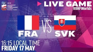 France vs. Slovakia | Full Game | 2019 IIHF Ice Hockey World Championship