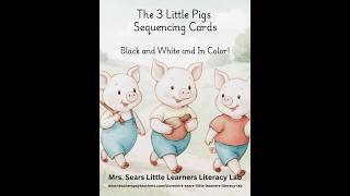The Three Little Pigs Sequencing Cards