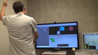 LINDSAY Composer Kinect: Object Manipulation