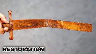 Restoration//How to restoration a very old sword like the pros?