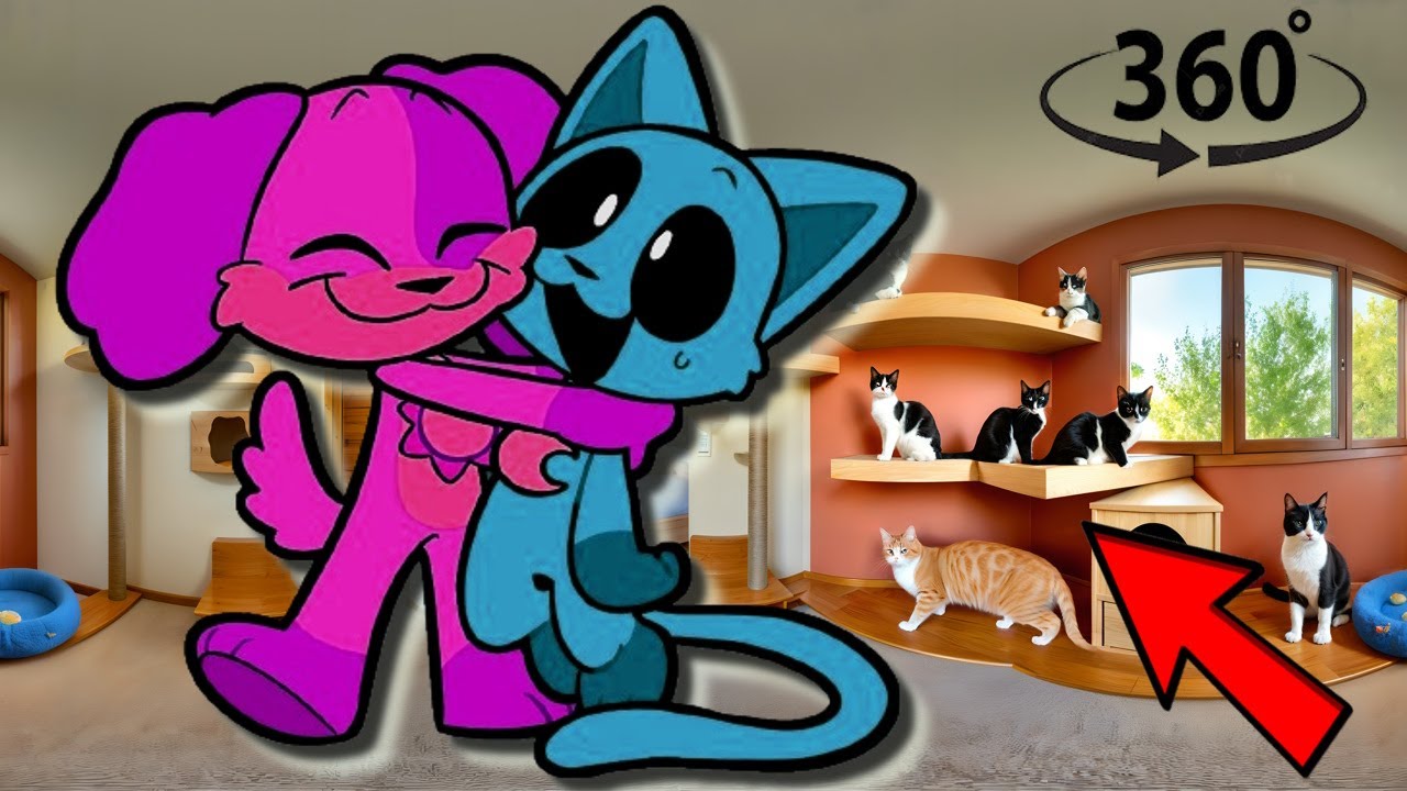 рџћєрџ ќ Find Dogday X Catnap In 360в Vr Animation 205 Poppy Playtime Chapter