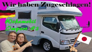 Wohnmobil Import Teil 2, Gekauft in Japan ein Toyota Camroad Vantech von Japan nach Deutschland