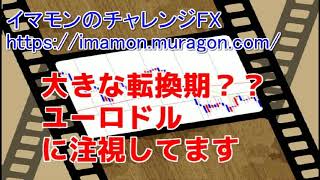 大きな転換期？？ユーロドルに注視してます