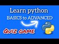 Build a Python Quiz App Step-by-Step (Speed Coding)