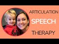 Articulation Speech Therapy for Kids