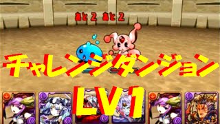 【パズドラ】チャレンジダンジョン LV1に初見チャレンジ！【253】