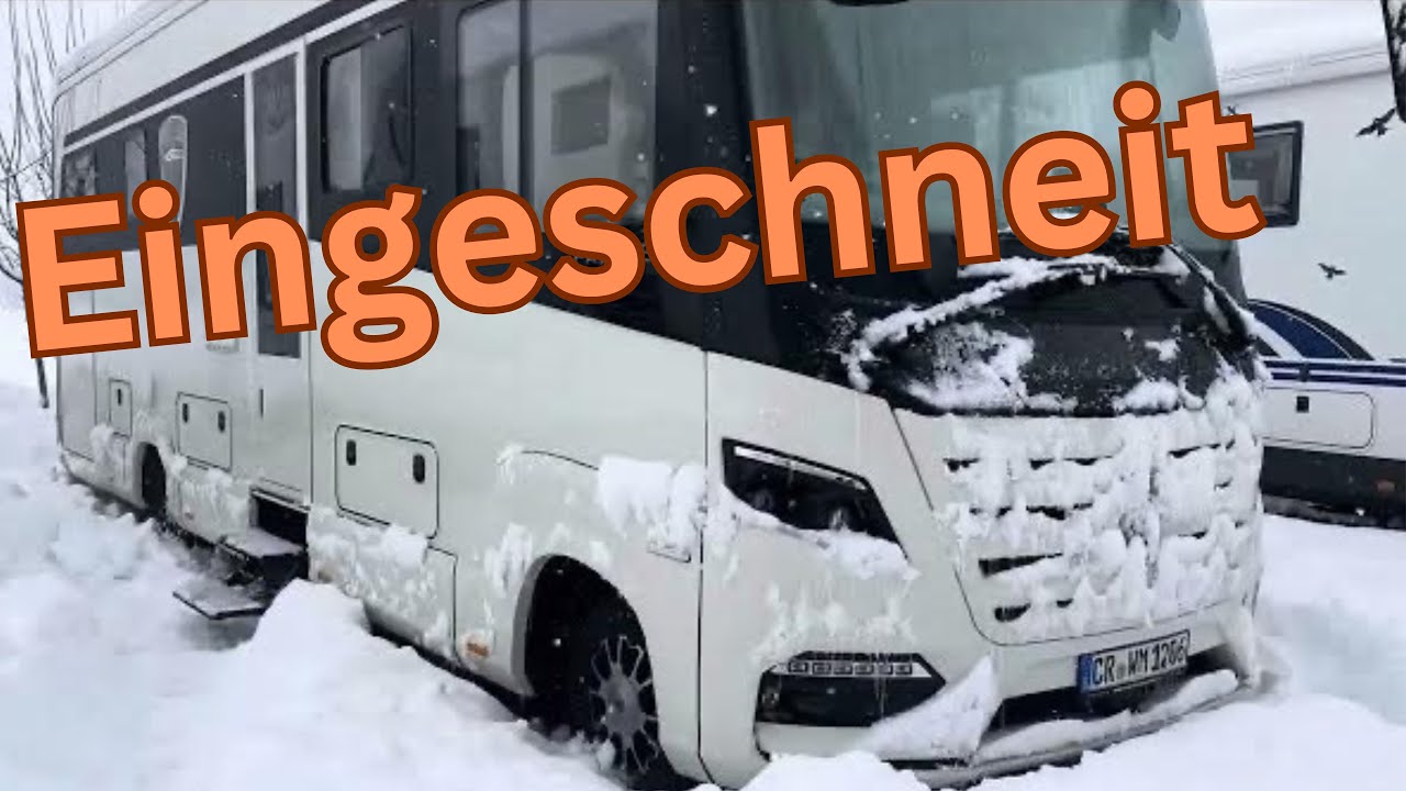 Eingeschneit Im Wohnmobil, Schneechaos In München | Bus Und Bahnverkehr ...