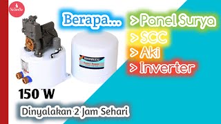 Menentukan Panel Surya, SCC, Aki dan Inverter Berdasarkan Beban