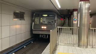 Osaka metro谷町線22系13編成八尾南行き到着シーン