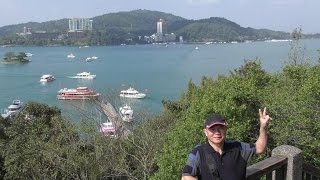 (4K)日月潭之旅 Sun Moon Lake.水社.玄光碼頭.伊達邵.配樂-雨の永東橋.4K Ultra HD