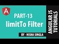 AngularJS Tutorial 13 - limitTo Filter