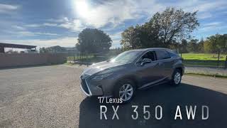 ‘17 Lexus RX350 in Nebula Gray Pearl w/ Luxury \u0026 Premium packages