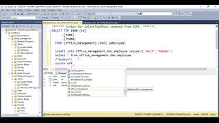Insert Update Delete Query in SQl Server.