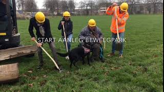 Start beweegpark met Ewout Suithoff Erik Wallenburg en Diana Kraak   20200107