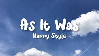 As It Was - Harry Style (Lyrics) | Hbeatstudio