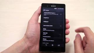How to change your display and text size on Sony Xperia Z